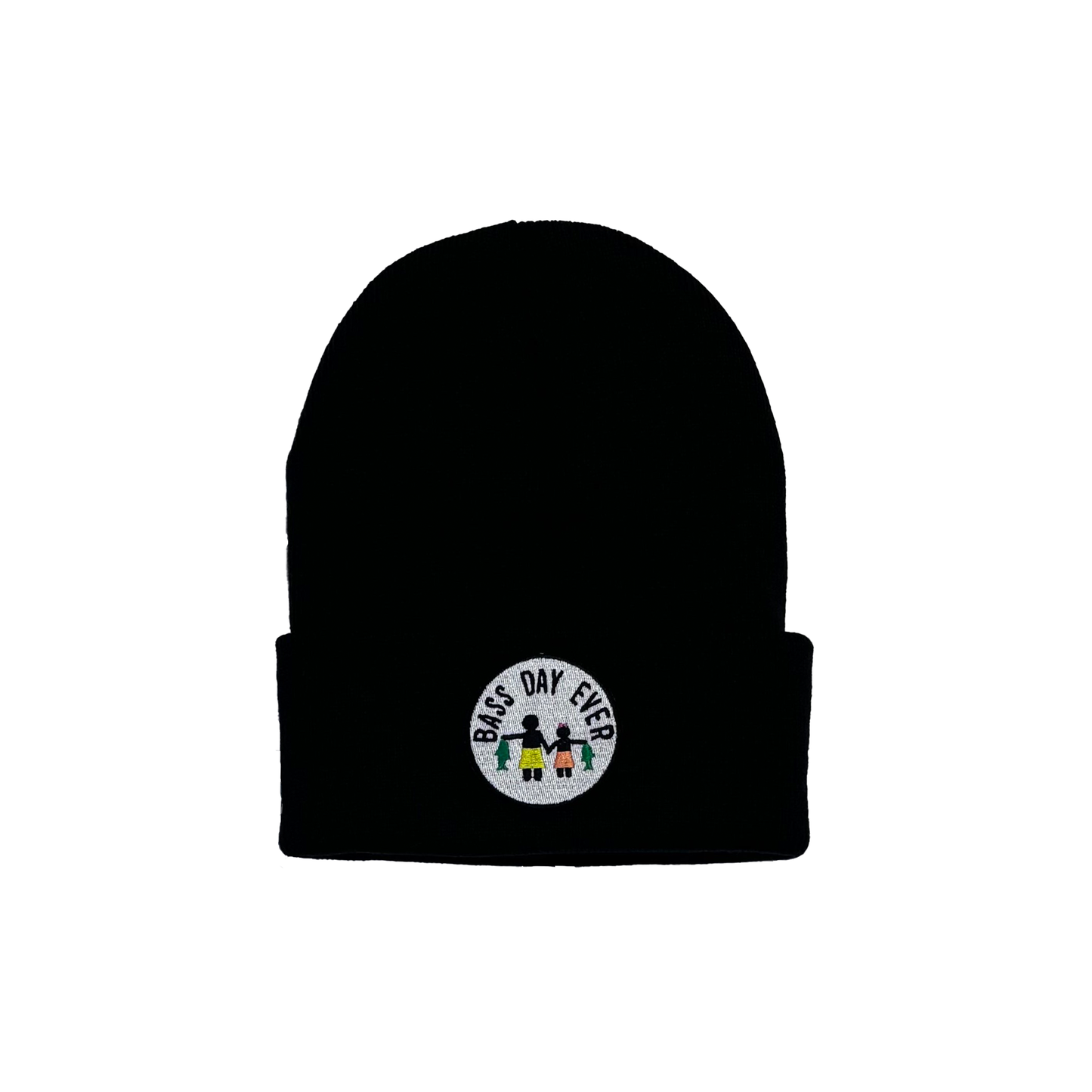 Beanie with patch- Black - Mother, Daughter