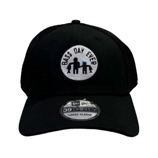 Cap with Patch - Black - Father, Son