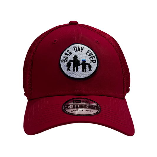 Cap with Patch - Red - Father, Son